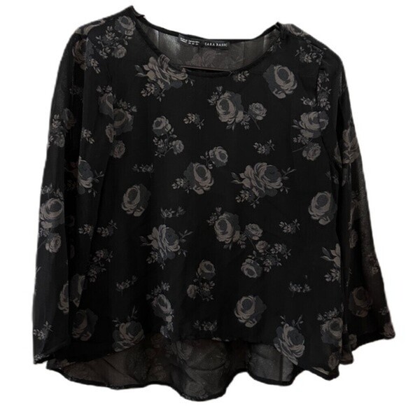 Zara Women's Floral Blouse Size XS - Picture 2 of 14